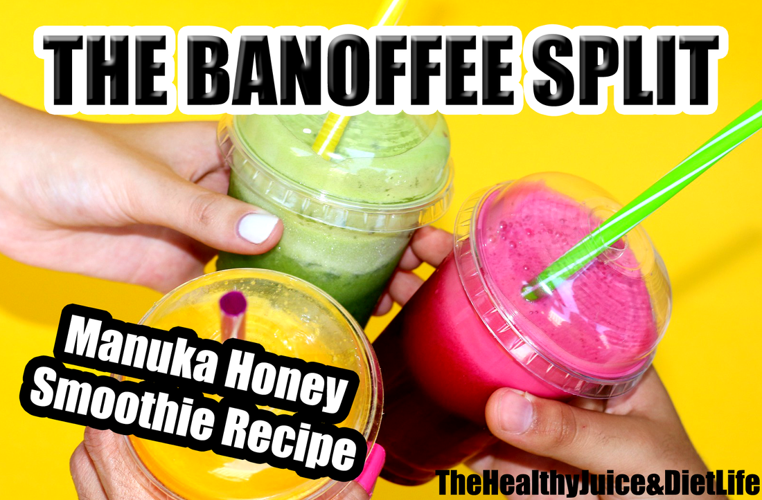 Healthy Smoothie Recipe - Banoffee Split