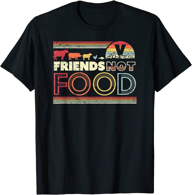 Friends Not Food Vegan T-Shirt