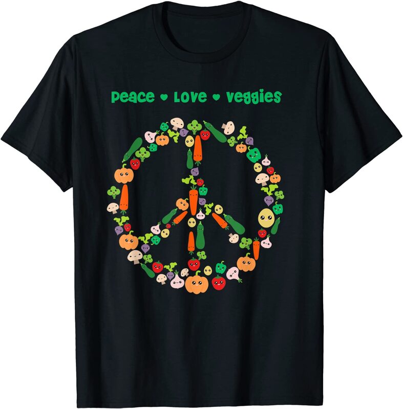 Peace Love Veggies T-Shirt